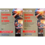 R. K. Jain's Customs Tariff of India 2022-23 by Centax Publication [2 Vols.]
